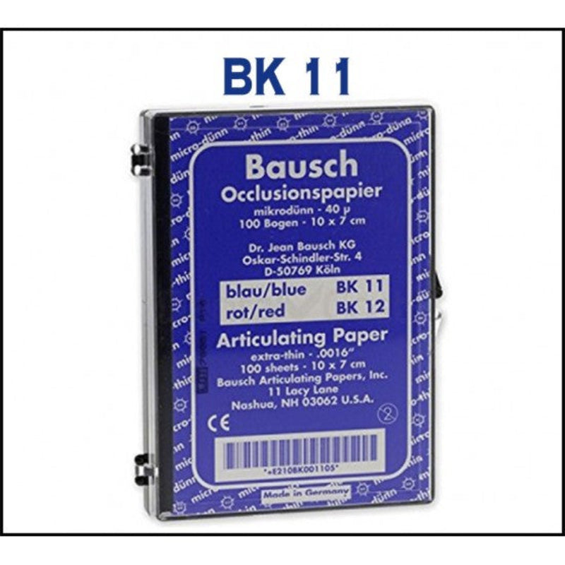 Bausch Articulating Paper/sheets 100 x 70 mm BK11 Alvy Dental
