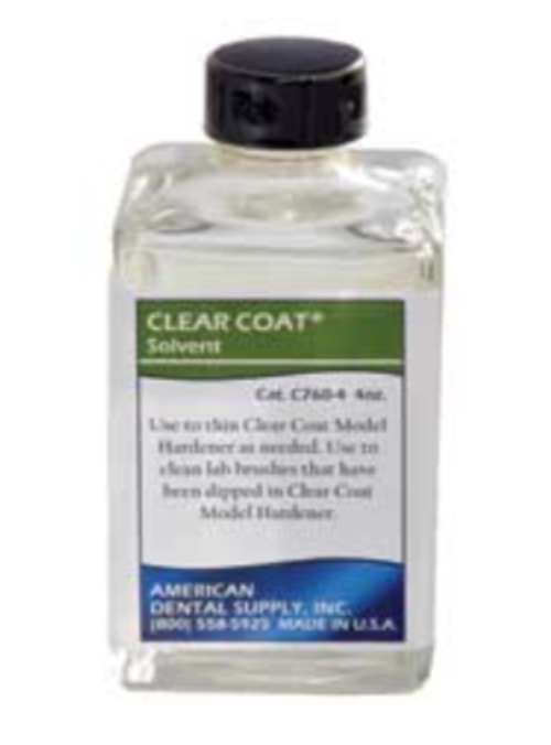 Clear Coat® SOLVENT 4 OZ Alvy Dental