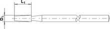 Load image into Gallery viewer, Busch Burs Fig. 17/007 Cone Square. PK/12
