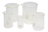 Amer. D.S. Glass Beaker & Lid 400 ml