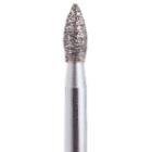 Load image into Gallery viewer, Horico Lion AUFG Gold-Plated Diamond Bur – Flame/Bud Shape – Fine Grit – Size 018 pk of 5
