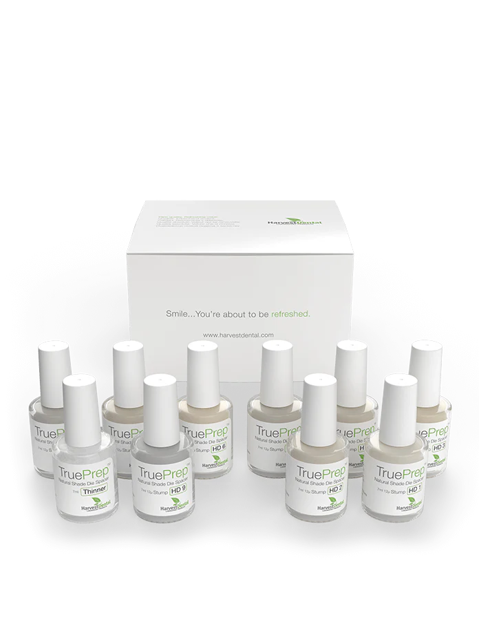 HARVEST DENTAL - TruePrep™ Spacer Kit, (9 shades-7ml each) # 7500