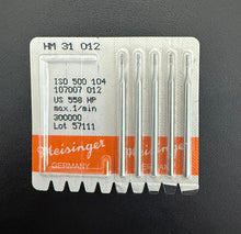 Load image into Gallery viewer, Meisinger HM 31 012 – Straight Fissure Cross-Cut Carbide Bur – US #558 pk of 5
