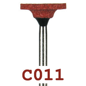 Pkg/100 Coral / Red Mounted Stone (HP Shank)