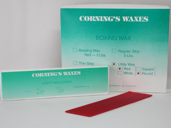 Lg Utility Wax Red Round box