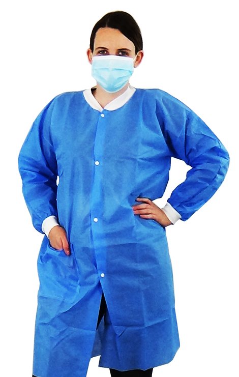 DISPOSABLE LAB COAT - LEVE II SMS