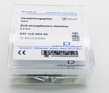 Load image into Gallery viewer, Dental Lab Laboratory Grid Strengthener Plates Dentaurum Stainless Steel 10pcs
