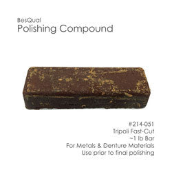 Cutting and Polishing Compound, Brown Tripoli, Standard Bar