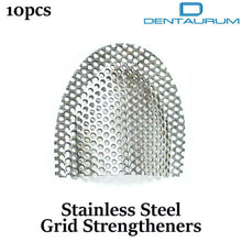 Load image into Gallery viewer, Dental Lab Laboratory Grid Strengthener Plates Dentaurum Stainless Steel 10pcs
